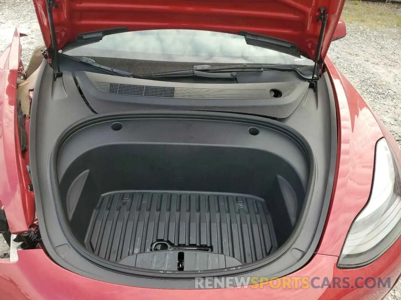 11 fotografías del automóvil dañado 5YJ3E1EB0NF333760 TESLA MODEL 3 2022