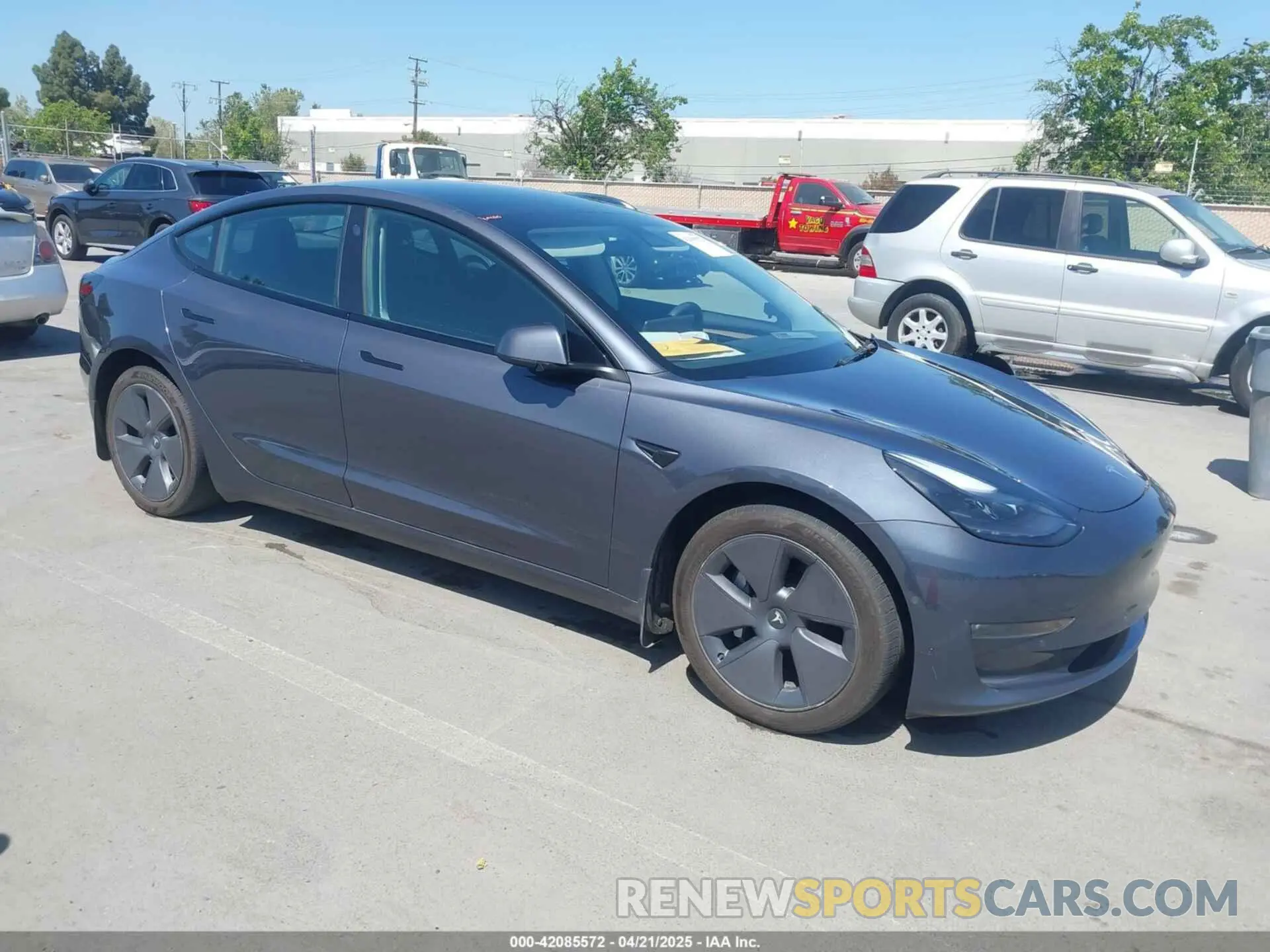 1 fotografías del automóvil dañado 5YJ3E1EB0NF364989 TESLA MODEL 3 2022