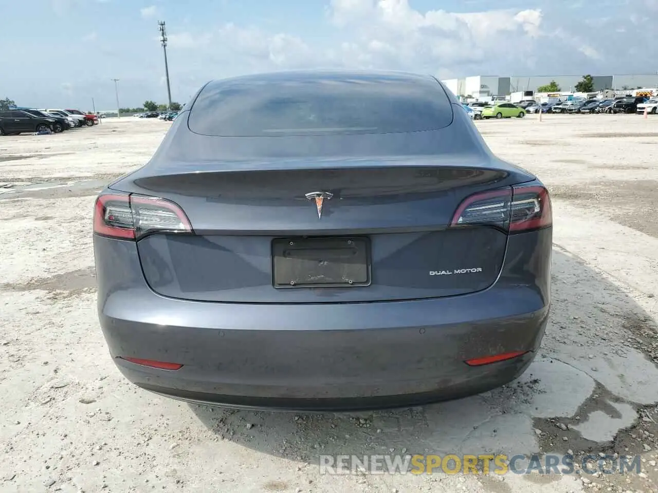 6 fotografías del automóvil dañado 5YJ3E1EB1NF105654 TESLA MODEL 3 2022