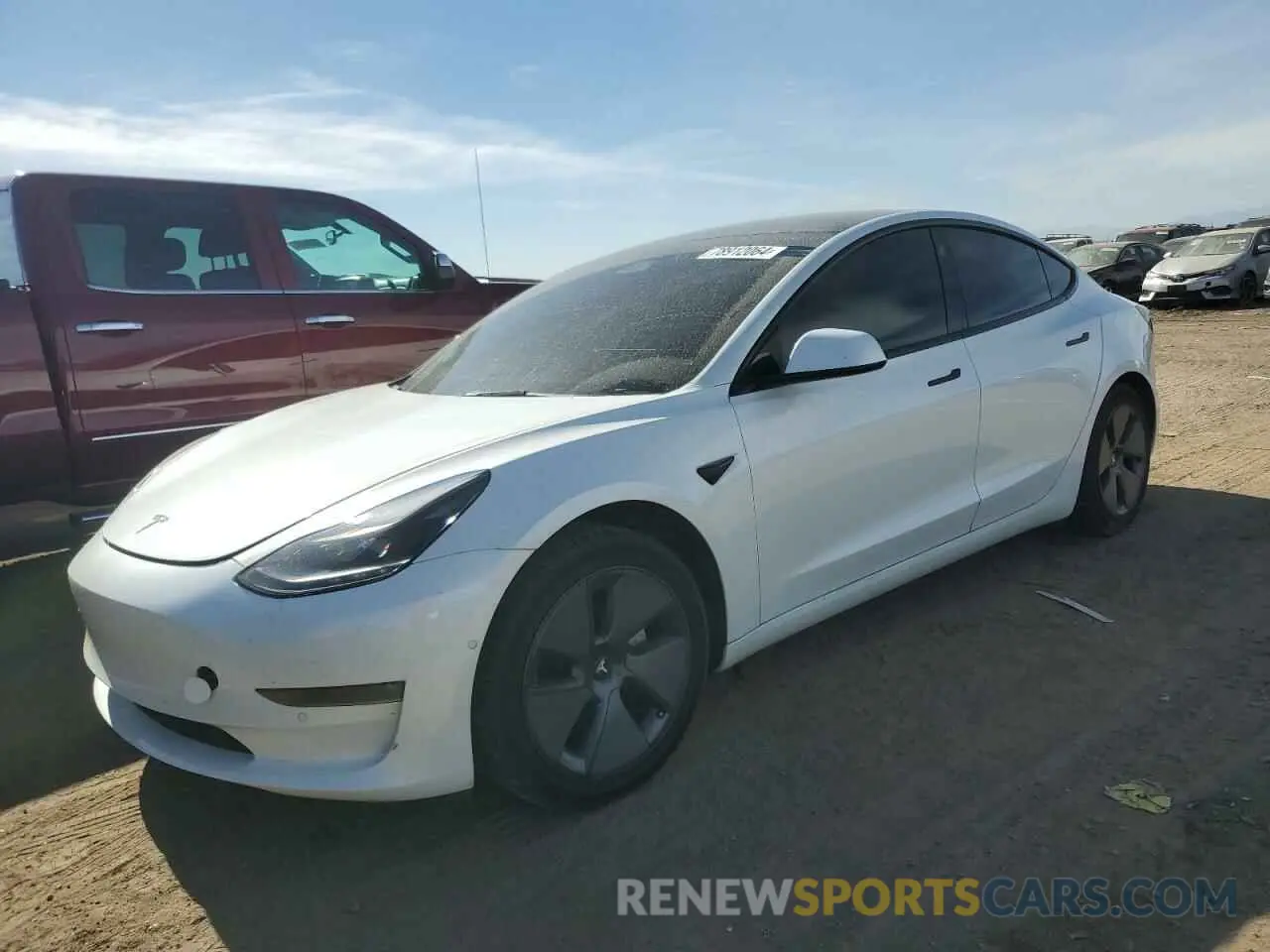 1 fotografías del automóvil dañado 5YJ3E1EB1NF109168 TESLA MODEL 3 2022