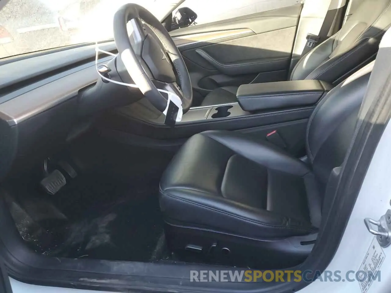 7 fotografías del automóvil dañado 5YJ3E1EB1NF109168 TESLA MODEL 3 2022
