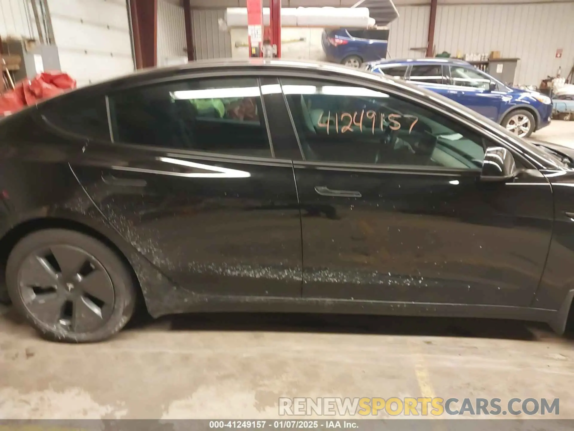 13 fotografías del automóvil dañado 5YJ3E1EB1NF120493 TESLA MODEL 3 2022
