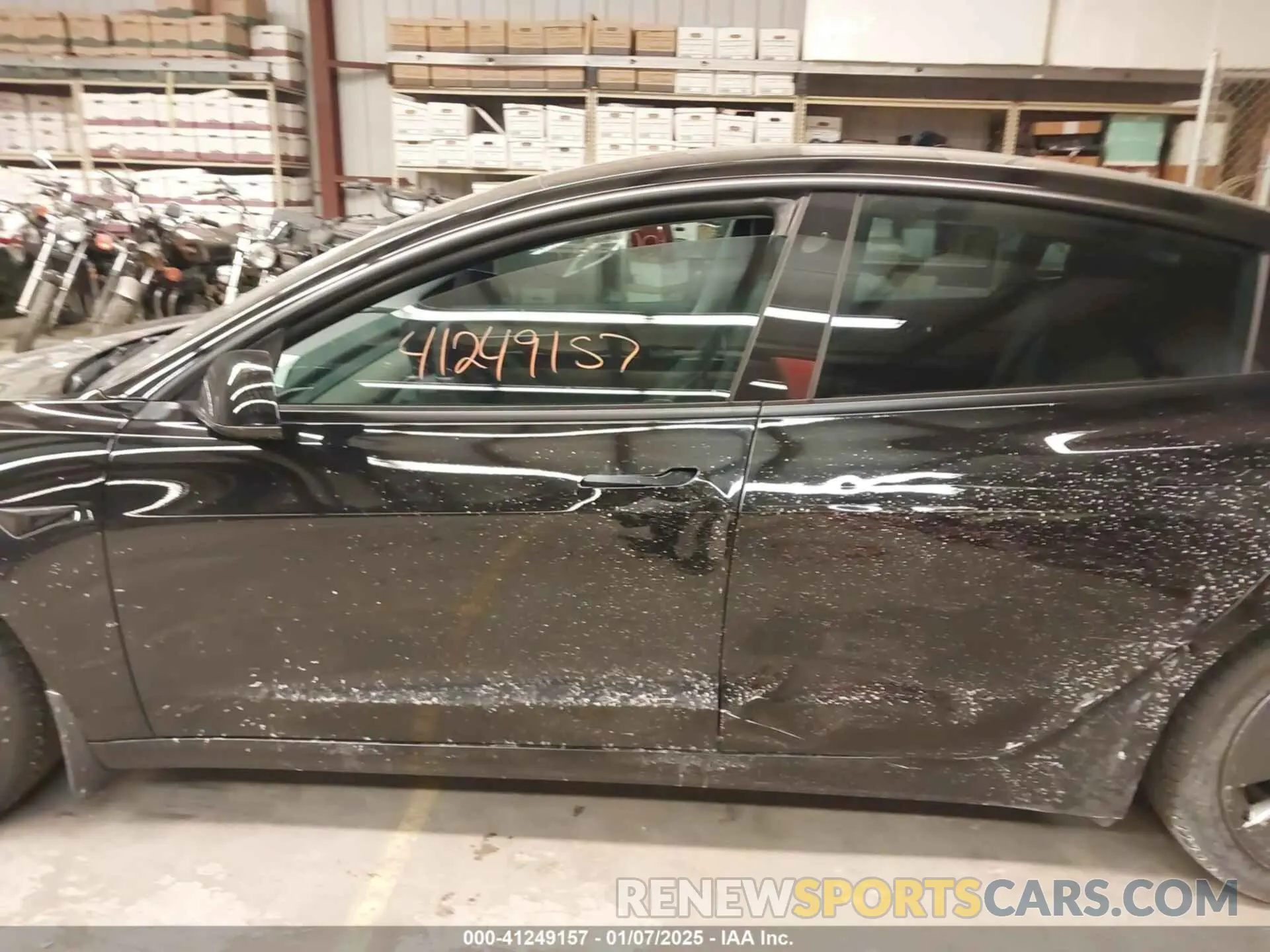 14 fotografías del automóvil dañado 5YJ3E1EB1NF120493 TESLA MODEL 3 2022