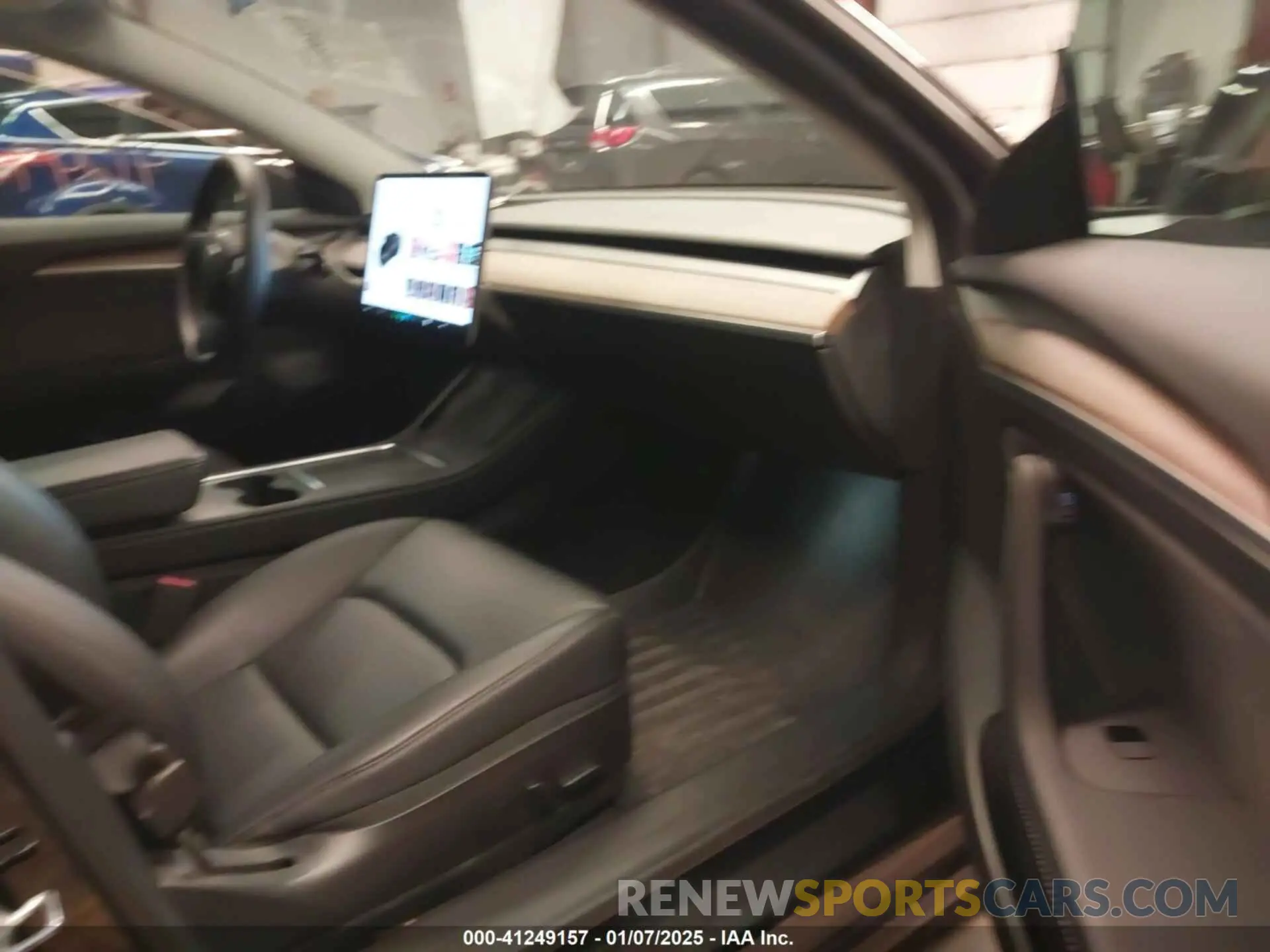 5 fotografías del automóvil dañado 5YJ3E1EB1NF120493 TESLA MODEL 3 2022