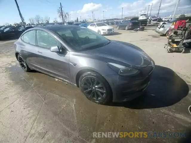 10 fotografías del automóvil dañado 5YJ3E1EB1NF125192 TESLA MODEL 3 2022