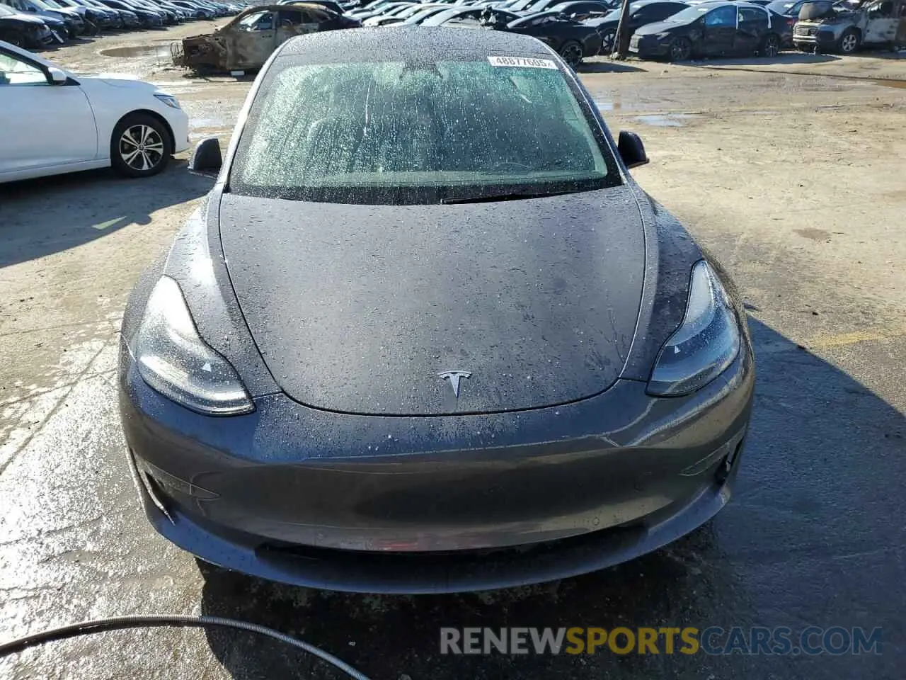 5 fotografías del automóvil dañado 5YJ3E1EB1NF125192 TESLA MODEL 3 2022