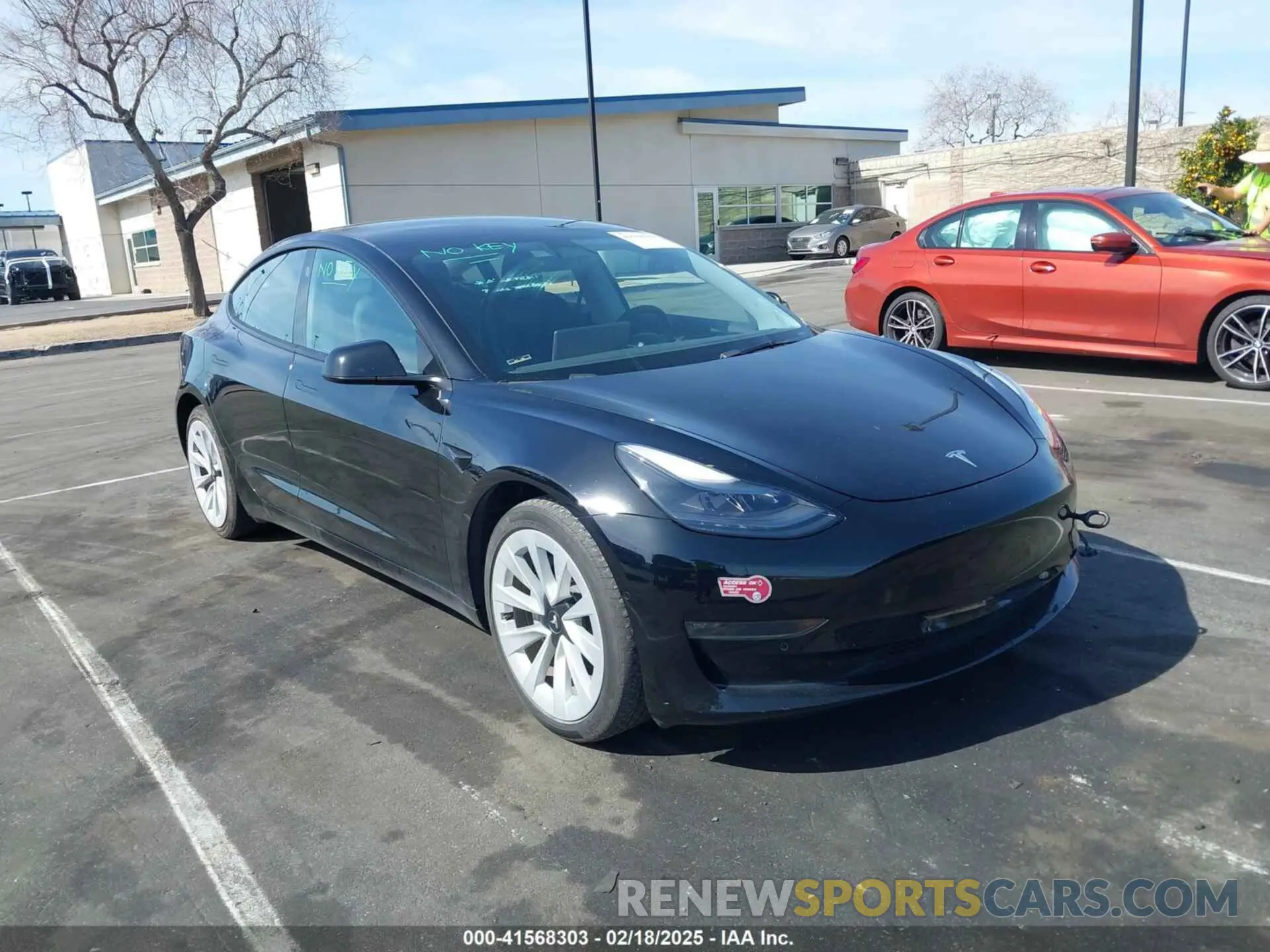 1 fotografías del automóvil dañado 5YJ3E1EB1NF133356 TESLA MODEL 3 2022