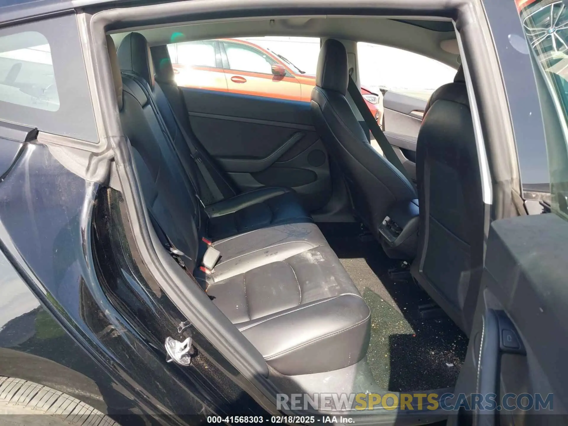 8 fotografías del automóvil dañado 5YJ3E1EB1NF133356 TESLA MODEL 3 2022