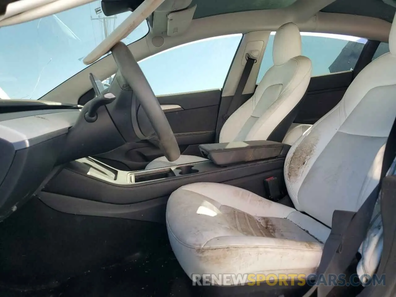 7 fotografías del automóvil dañado 5YJ3E1EB1NF136192 TESLA MODEL 3 2022