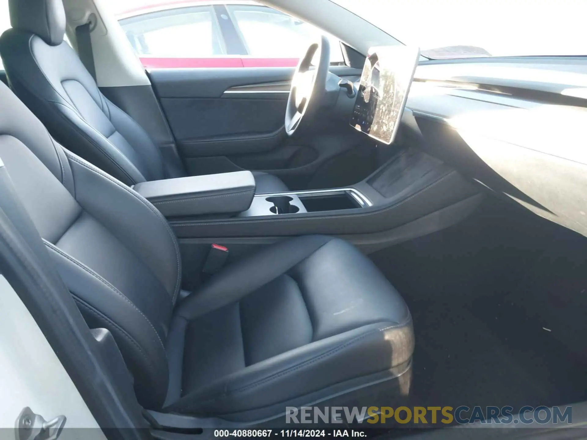 5 fotografías del automóvil dañado 5YJ3E1EB1NF137536 TESLA MODEL 3 2022