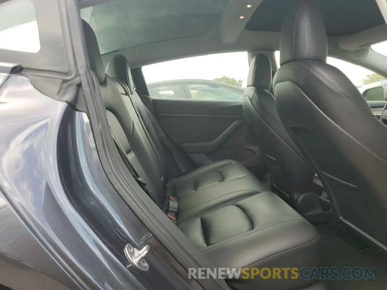 10 fotografías del automóvil dañado 5YJ3E1EB1NF175638 TESLA MODEL 3 2022