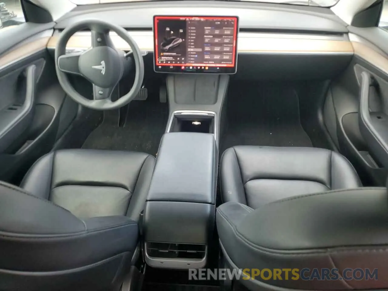 8 fotografías del automóvil dañado 5YJ3E1EB1NF175638 TESLA MODEL 3 2022