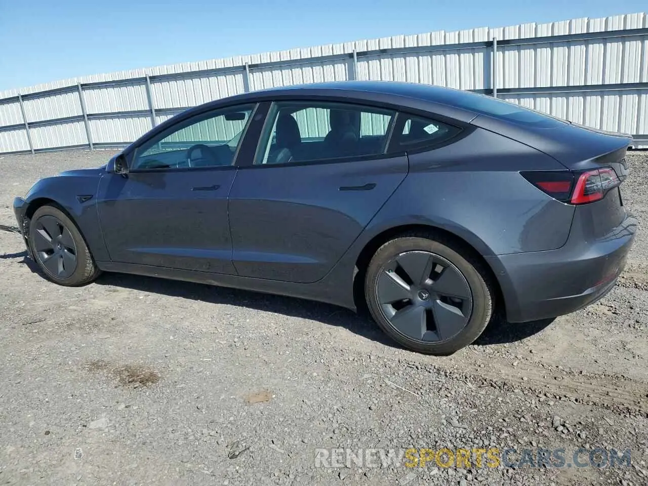 2 fotografías del automóvil dañado 5YJ3E1EB1NF181830 TESLA MODEL 3 2022