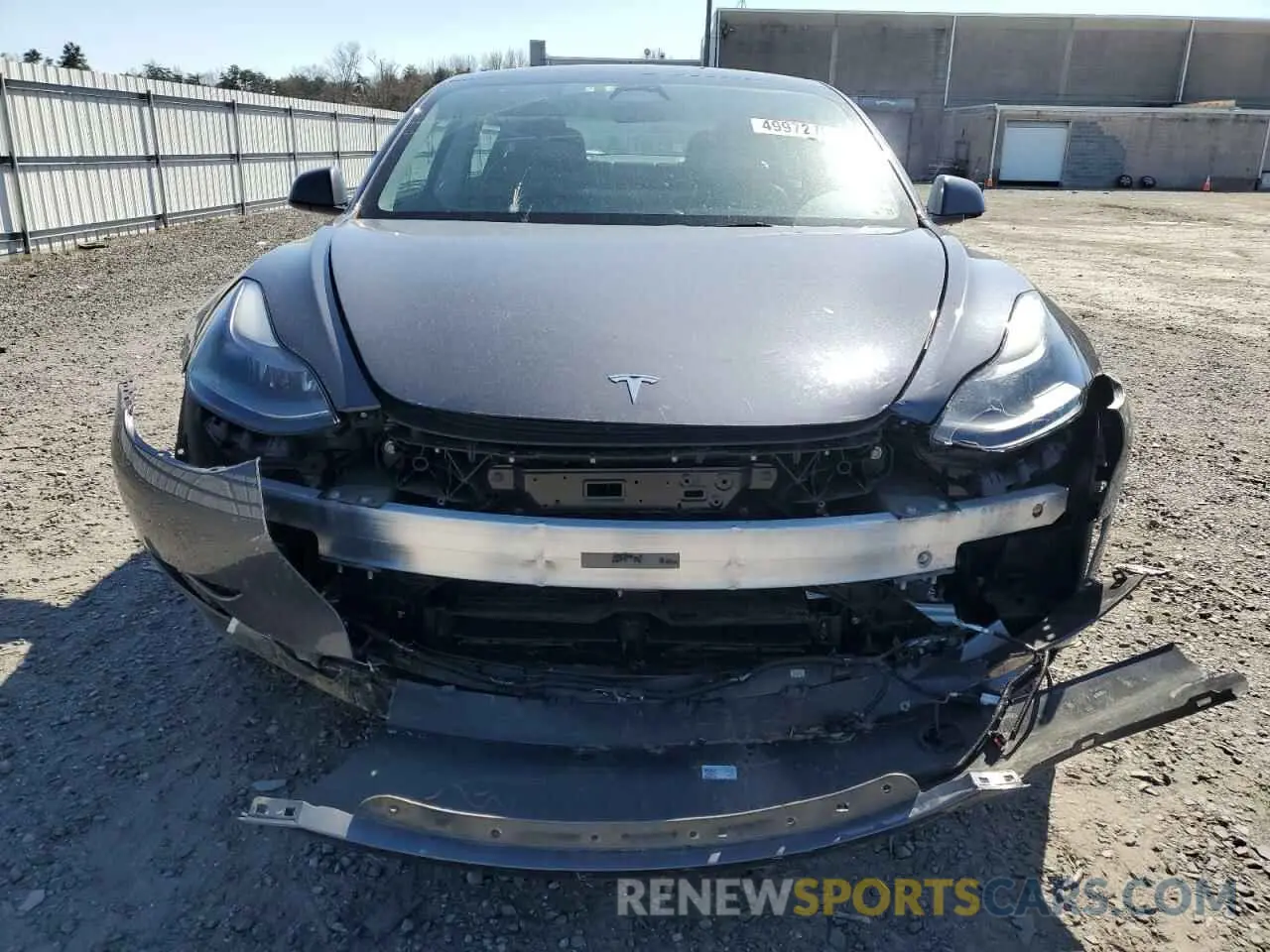 5 fotografías del automóvil dañado 5YJ3E1EB1NF181830 TESLA MODEL 3 2022