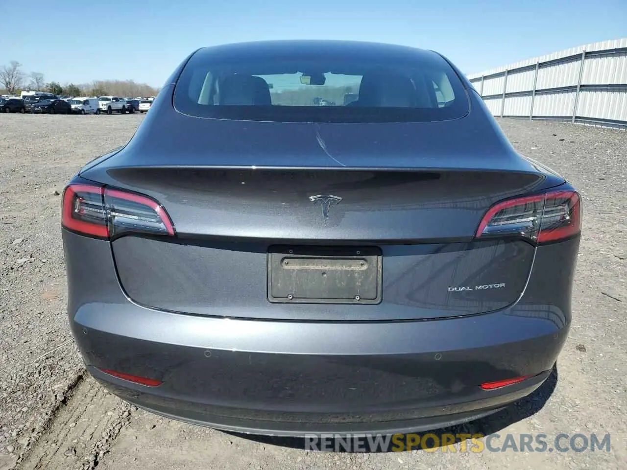 6 fotografías del automóvil dañado 5YJ3E1EB1NF181830 TESLA MODEL 3 2022