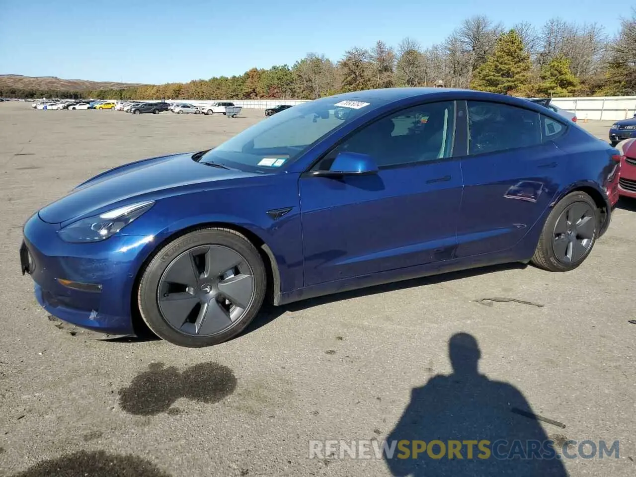 1 fotografías del automóvil dañado 5YJ3E1EB1NF182296 TESLA MODEL 3 2022