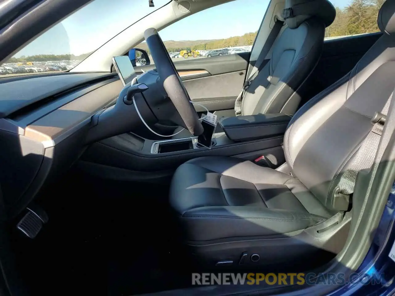7 fotografías del automóvil dañado 5YJ3E1EB1NF182296 TESLA MODEL 3 2022