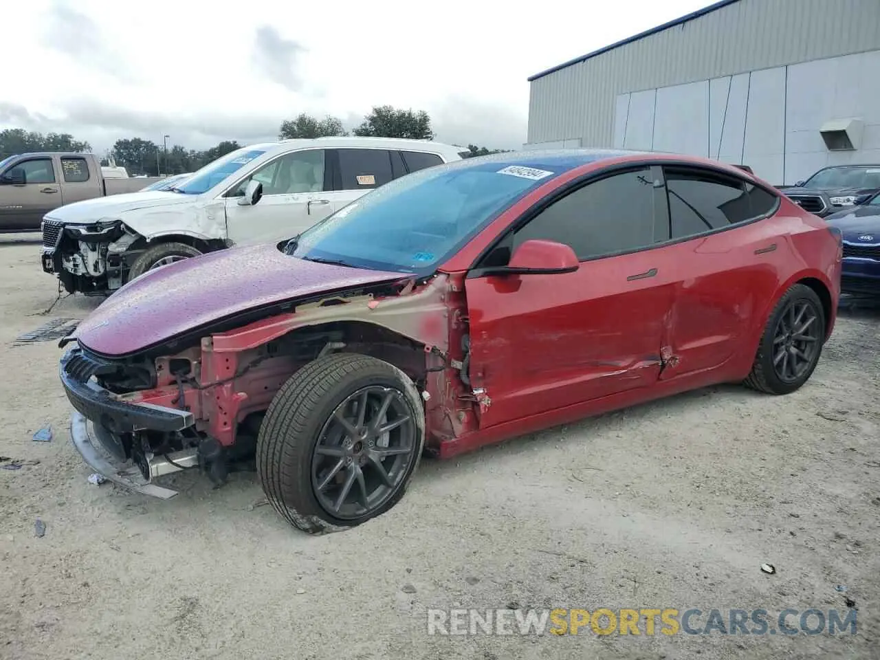 1 fotografías del automóvil dañado 5YJ3E1EB1NF185005 TESLA MODEL 3 2022