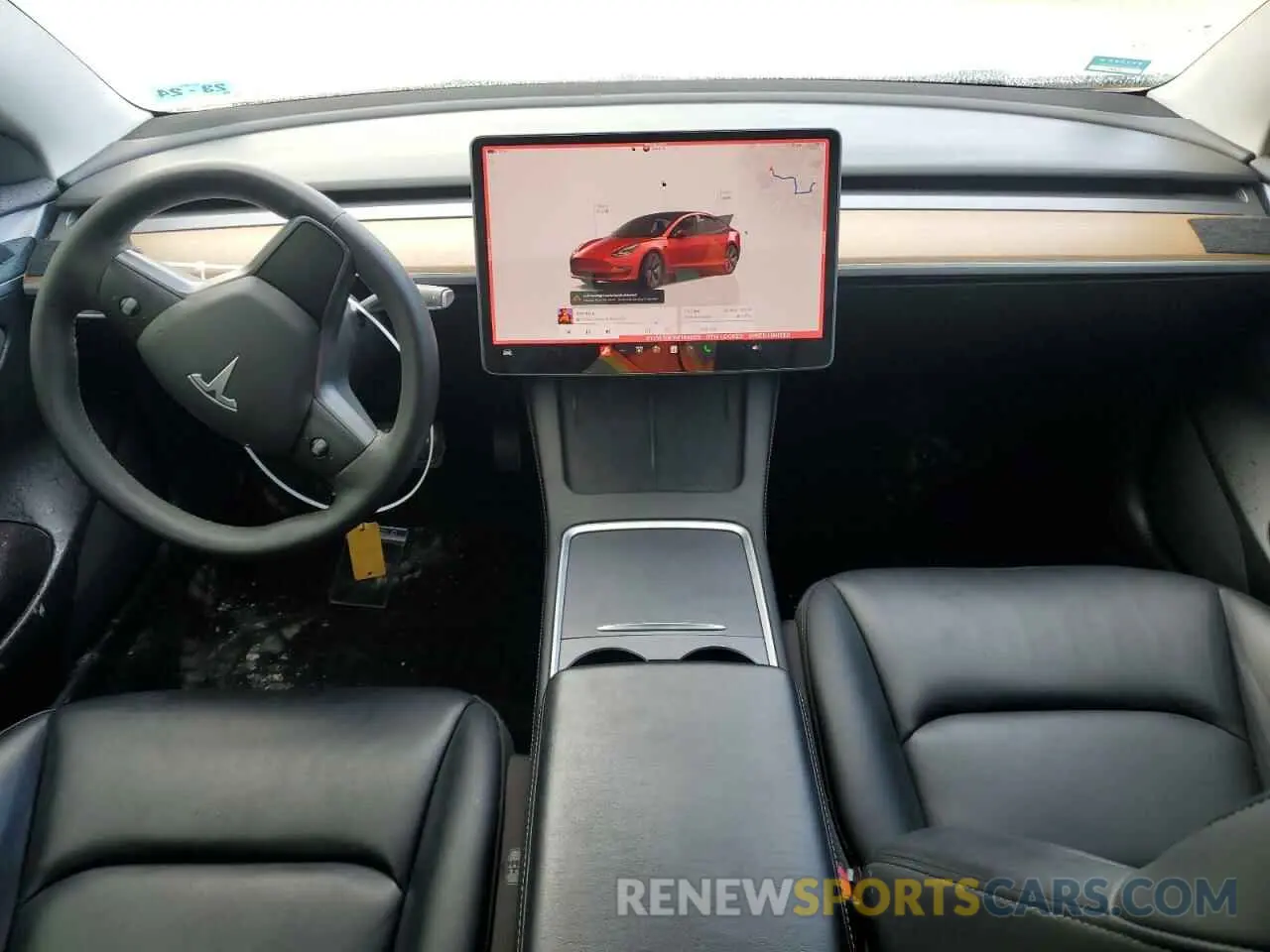 8 fotografías del automóvil dañado 5YJ3E1EB1NF185005 TESLA MODEL 3 2022