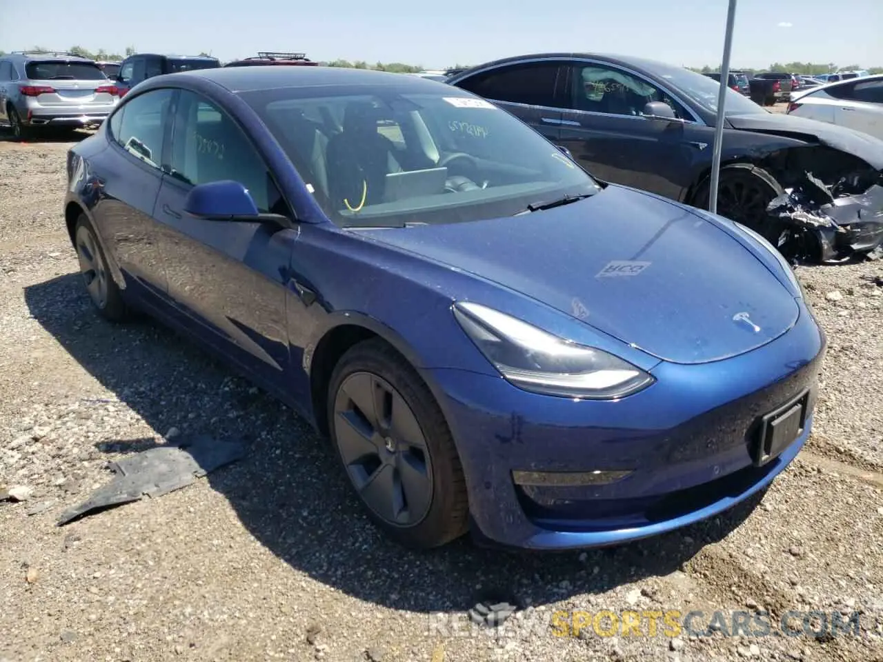 1 fotografías del automóvil dañado 5YJ3E1EB1NF188485 TESLA MODEL 3 2022