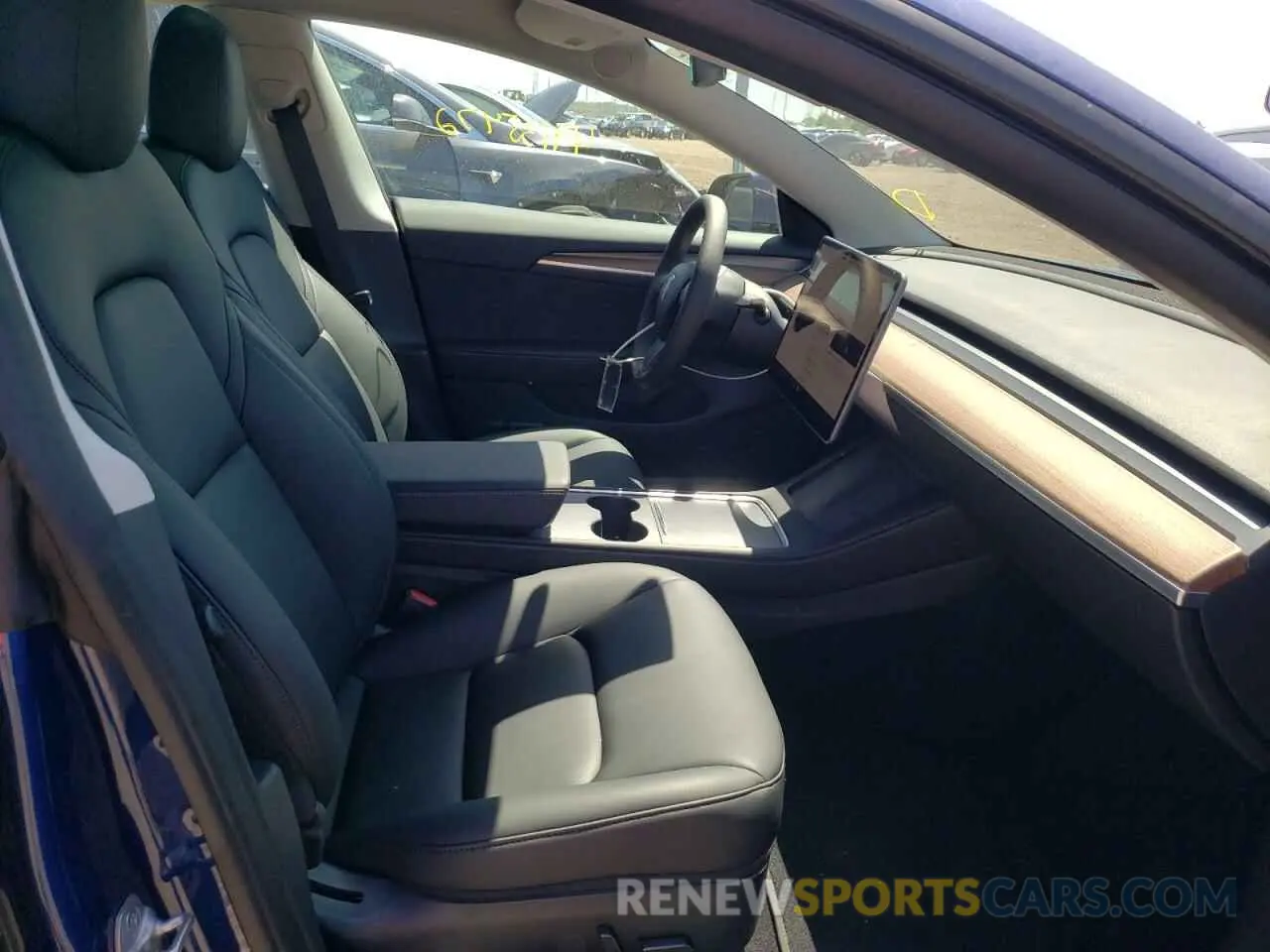 5 fotografías del automóvil dañado 5YJ3E1EB1NF188485 TESLA MODEL 3 2022