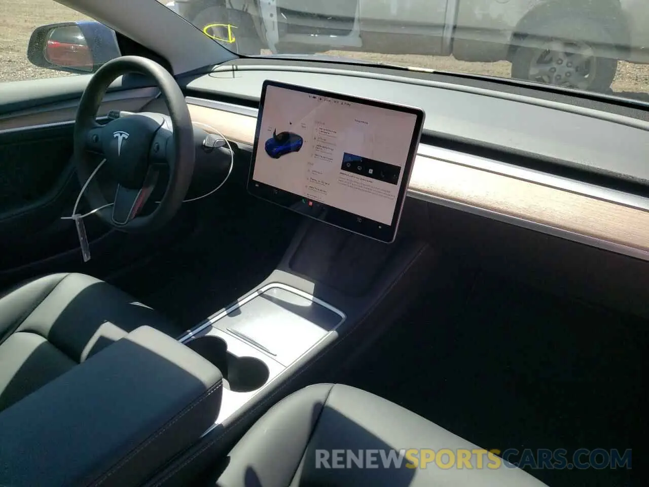 9 fotografías del automóvil dañado 5YJ3E1EB1NF188485 TESLA MODEL 3 2022