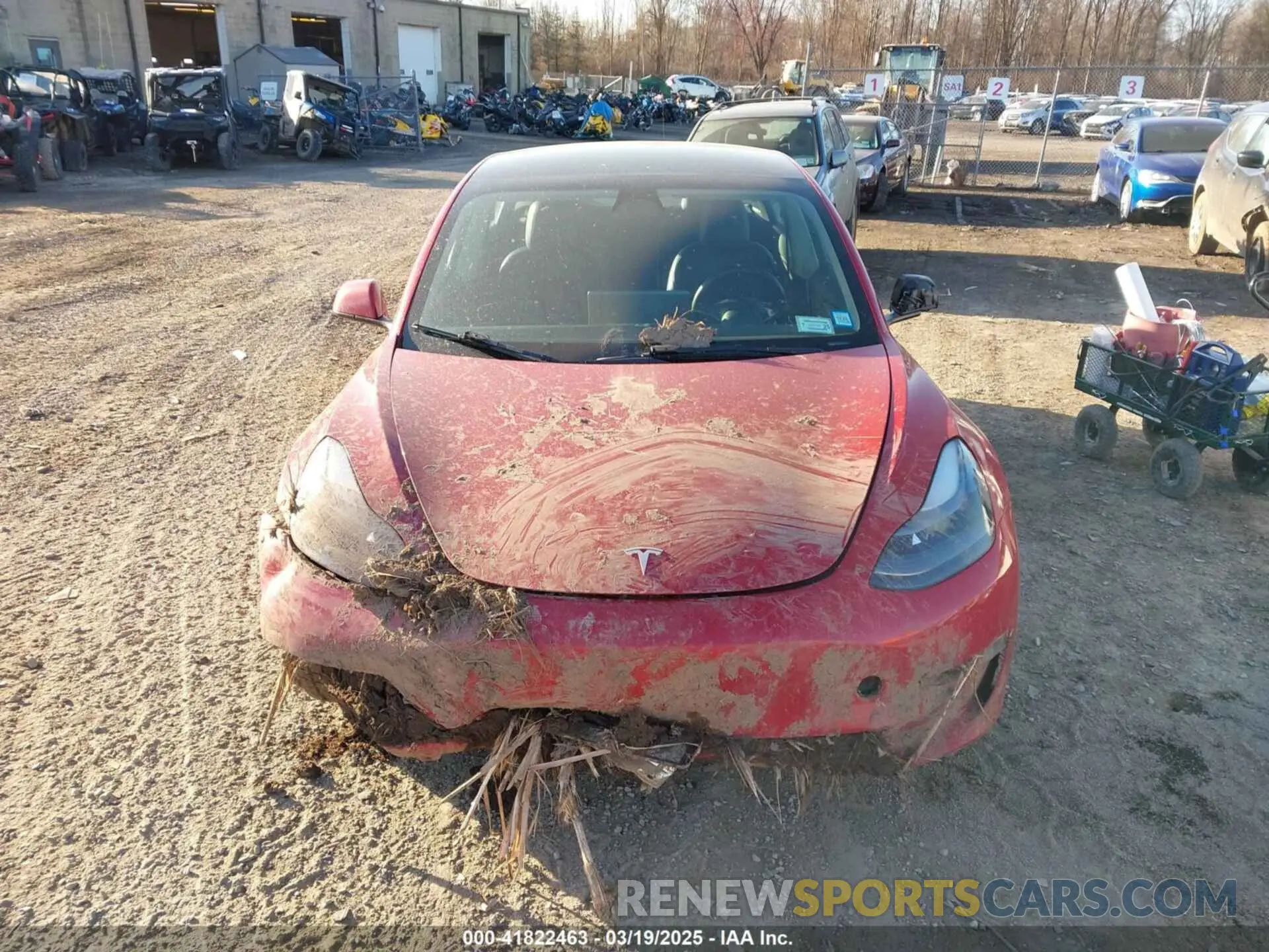 12 fotografías del automóvil dañado 5YJ3E1EB1NF189751 TESLA MODEL 3 2022