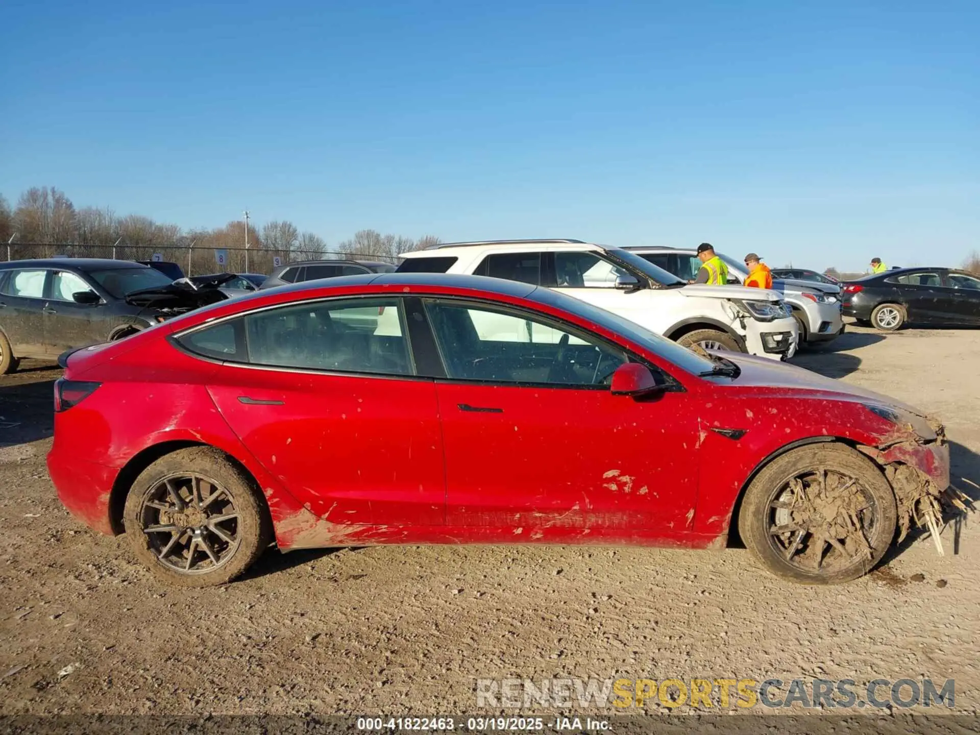 13 fotografías del automóvil dañado 5YJ3E1EB1NF189751 TESLA MODEL 3 2022