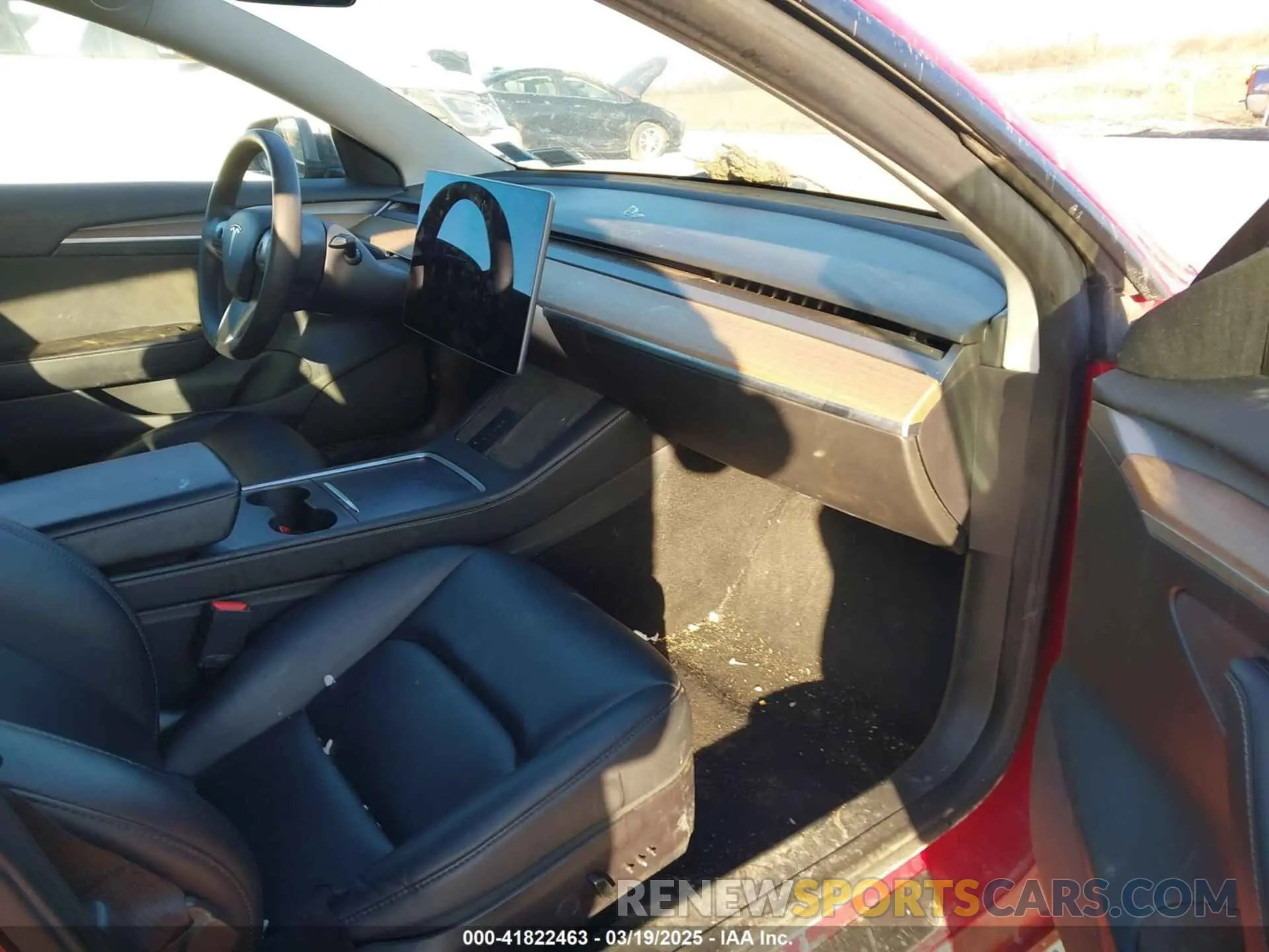 5 fotografías del automóvil dañado 5YJ3E1EB1NF189751 TESLA MODEL 3 2022