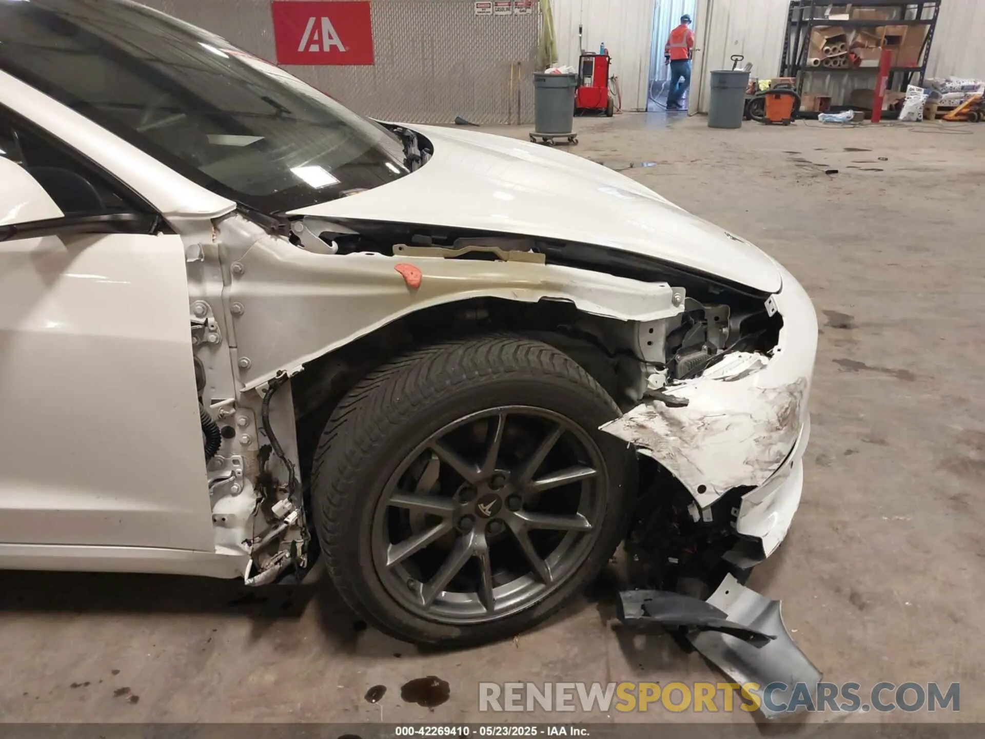 21 fotografías del automóvil dañado 5YJ3E1EB1NF196005 TESLA MODEL 3 2022