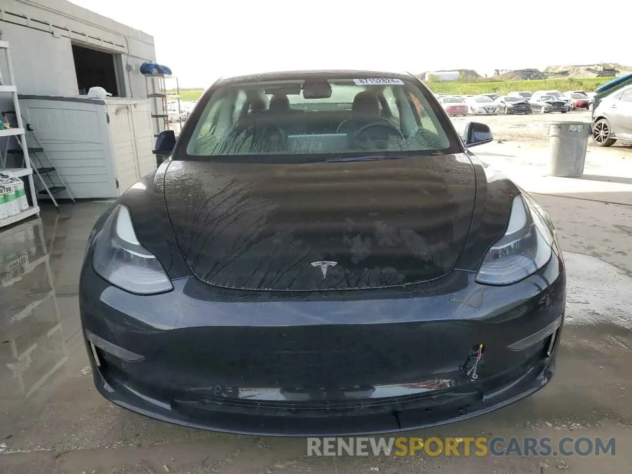 5 fotografías del automóvil dañado 5YJ3E1EB1NF205933 TESLA MODEL 3 2022