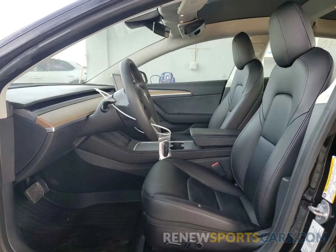 7 fotografías del automóvil dañado 5YJ3E1EB1NF205933 TESLA MODEL 3 2022