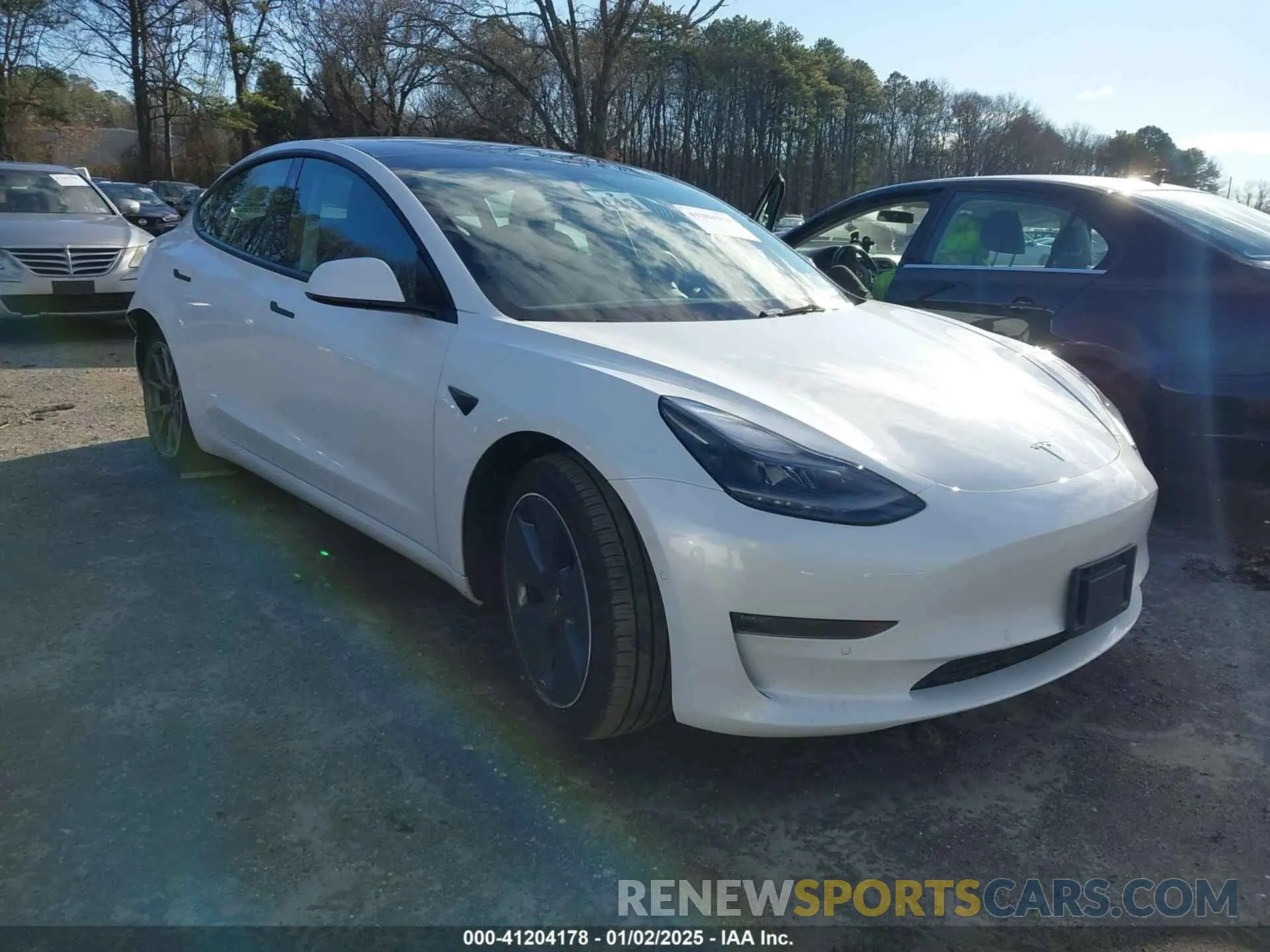 1 fotografías del automóvil dañado 5YJ3E1EB1NF237510 TESLA MODEL 3 2022