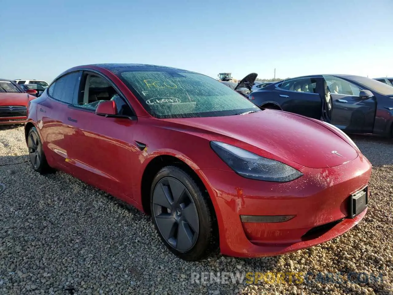 1 fotografías del automóvil dañado 5YJ3E1EB1NF272676 TESLA MODEL 3 2022