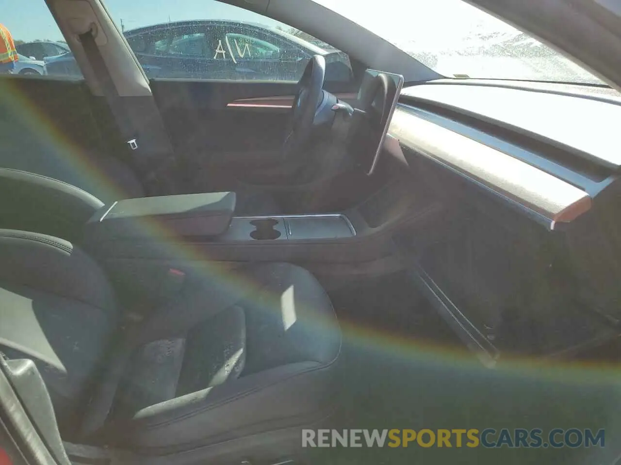 5 fotografías del automóvil dañado 5YJ3E1EB1NF272676 TESLA MODEL 3 2022