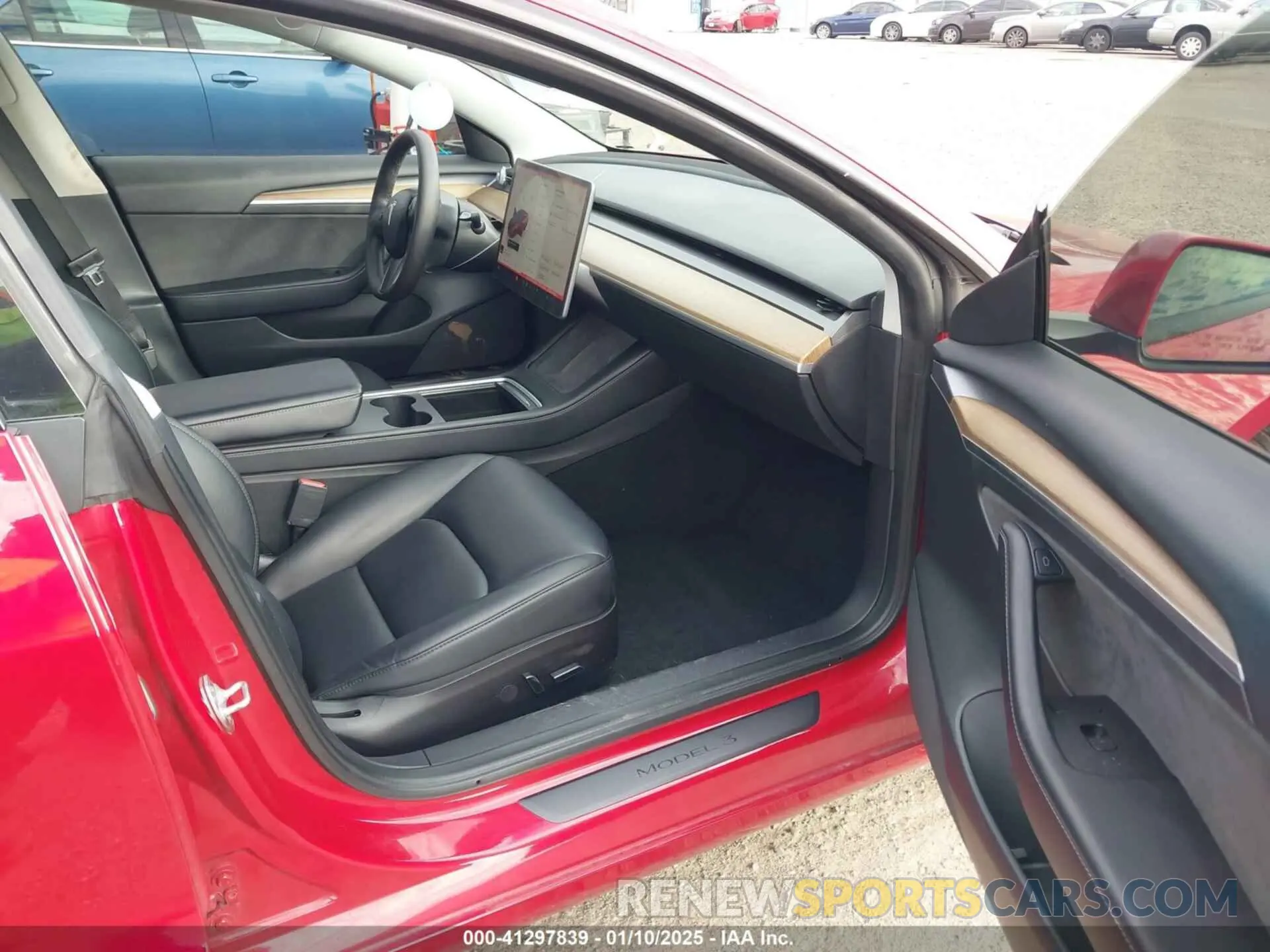 5 fotografías del automóvil dañado 5YJ3E1EB1NF285587 TESLA MODEL 3 2022