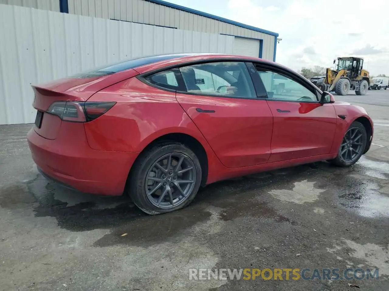 3 fotografías del automóvil dañado 5YJ3E1EB1NF286951 TESLA MODEL 3 2022