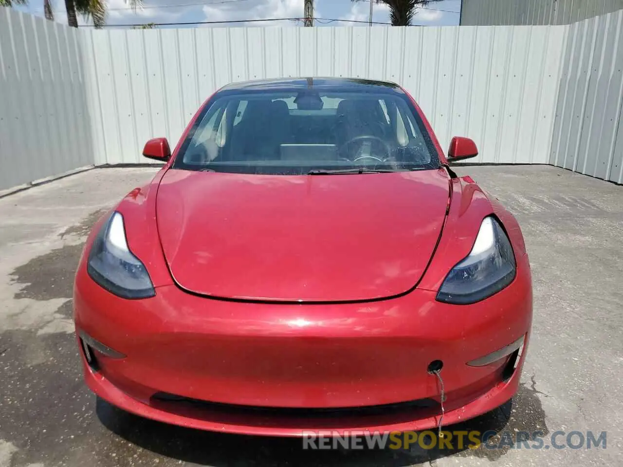 5 fotografías del automóvil dañado 5YJ3E1EB1NF286951 TESLA MODEL 3 2022