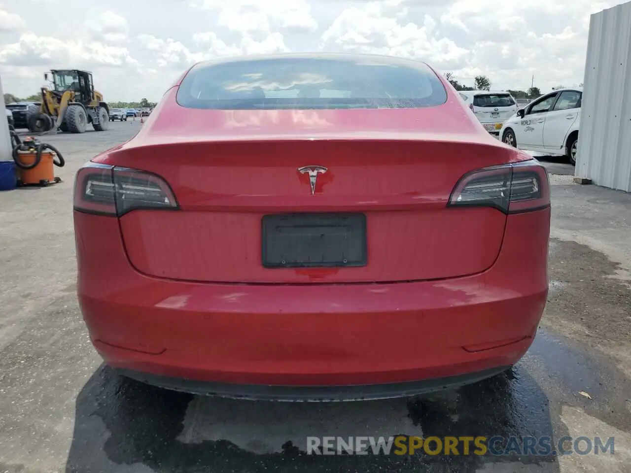 6 fotografías del automóvil dañado 5YJ3E1EB1NF286951 TESLA MODEL 3 2022