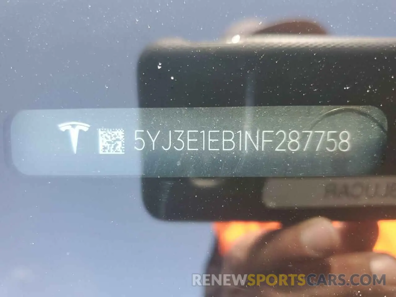 12 fotografías del automóvil dañado 5YJ3E1EB1NF287758 TESLA MODEL 3 2022