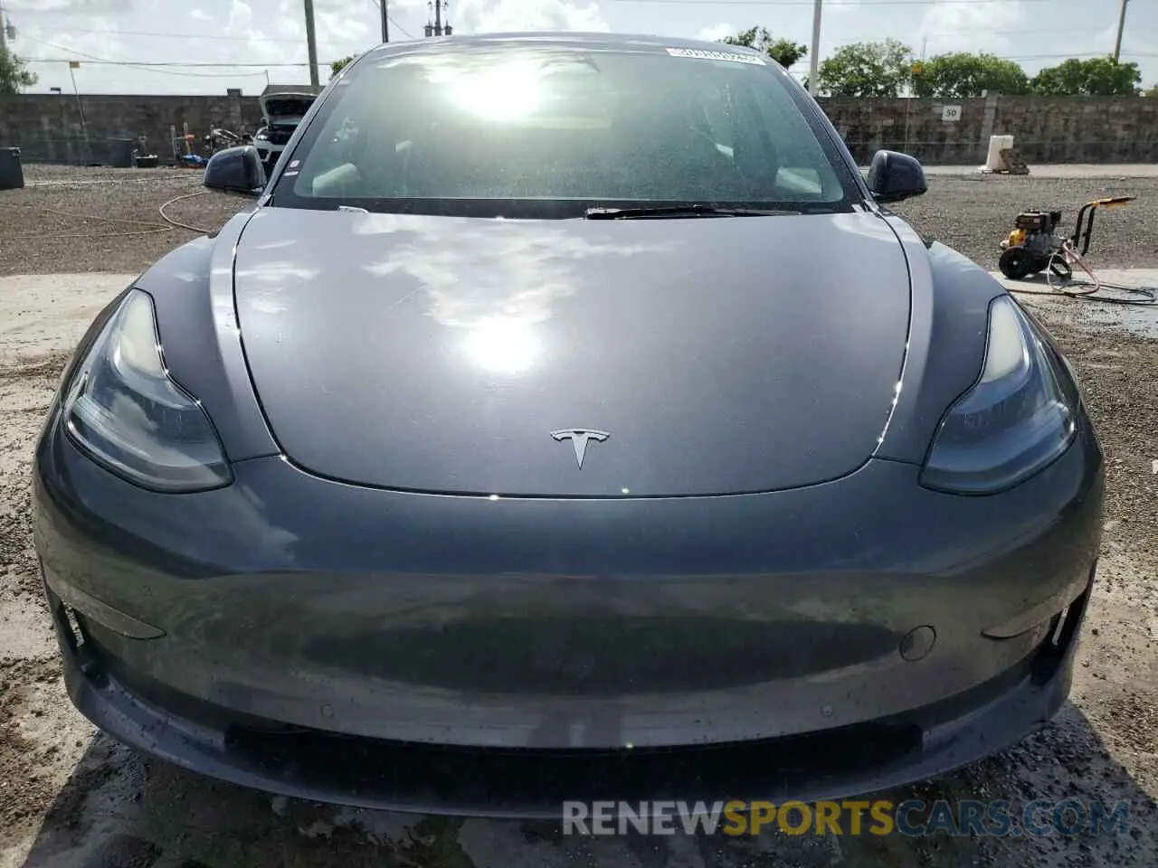 5 fotografías del automóvil dañado 5YJ3E1EB1NF287758 TESLA MODEL 3 2022