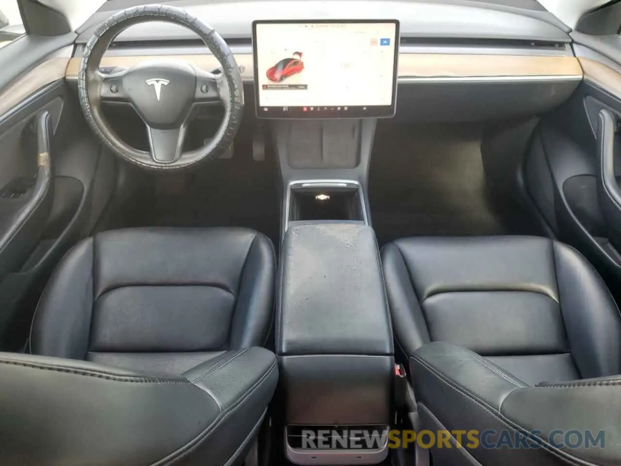 8 fotografías del automóvil dañado 5YJ3E1EB1NF287758 TESLA MODEL 3 2022
