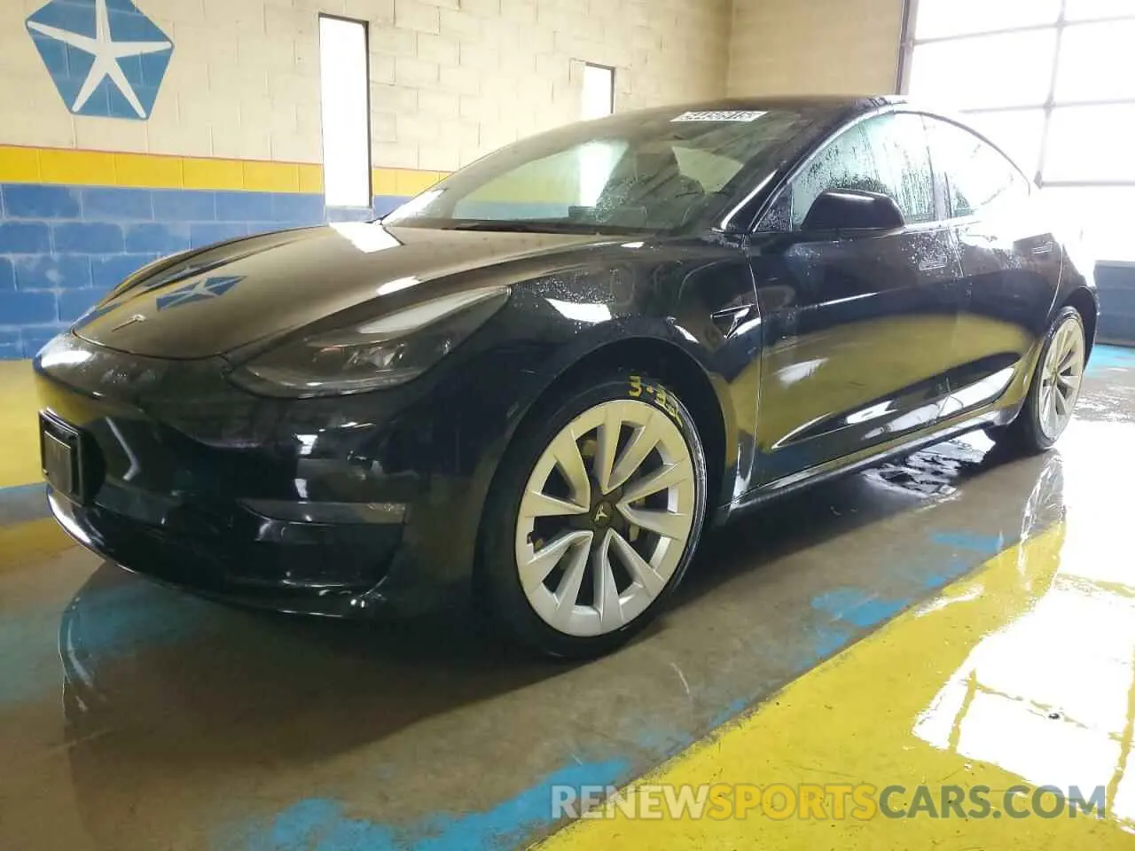 1 fotografías del automóvil dañado 5YJ3E1EB1NF304977 TESLA MODEL 3 2022