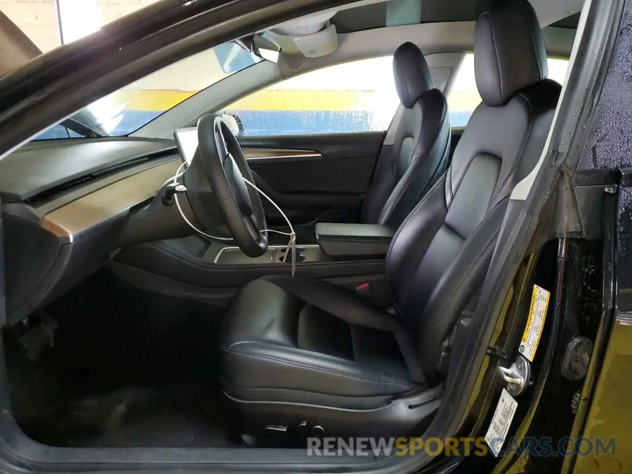 7 fotografías del automóvil dañado 5YJ3E1EB1NF304977 TESLA MODEL 3 2022
