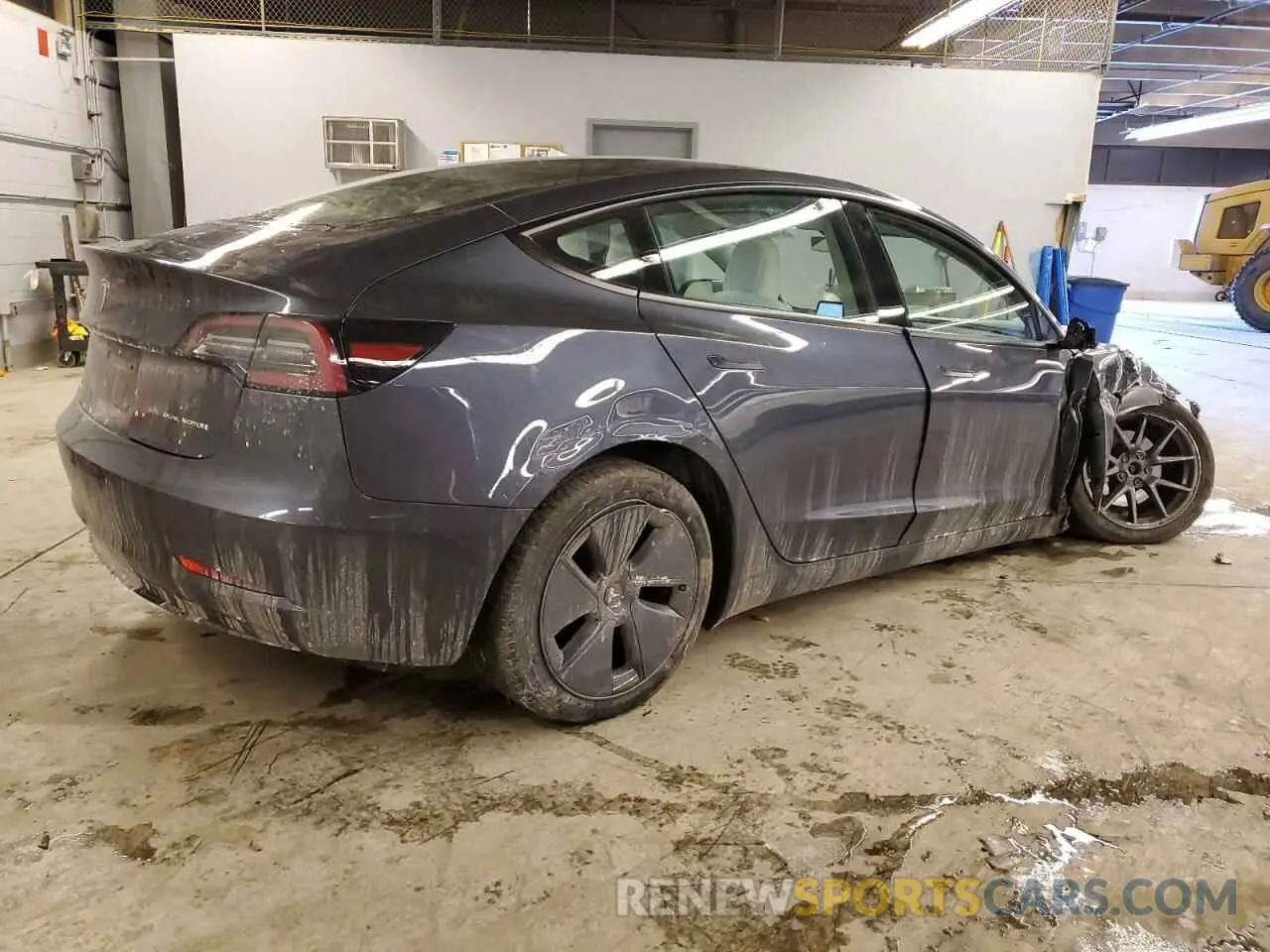 3 fotografías del automóvil dañado 5YJ3E1EB1NF317762 TESLA MODEL 3 2022