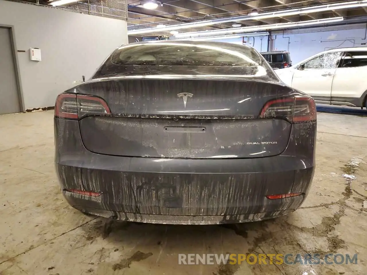 6 fotografías del automóvil dañado 5YJ3E1EB1NF317762 TESLA MODEL 3 2022