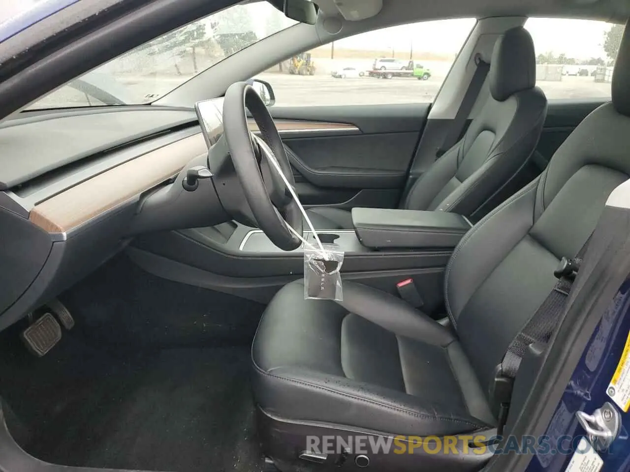 7 fotografías del automóvil dañado 5YJ3E1EB1NF341432 TESLA MODEL 3 2022