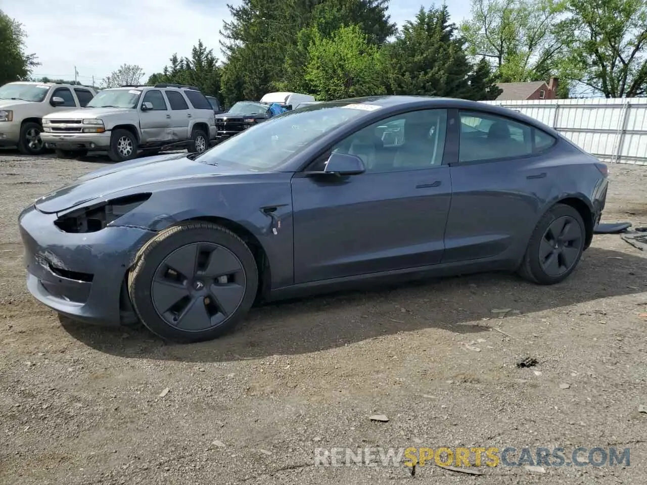 1 fotografías del automóvil dañado 5YJ3E1EB2NF111804 TESLA MODEL 3 2022