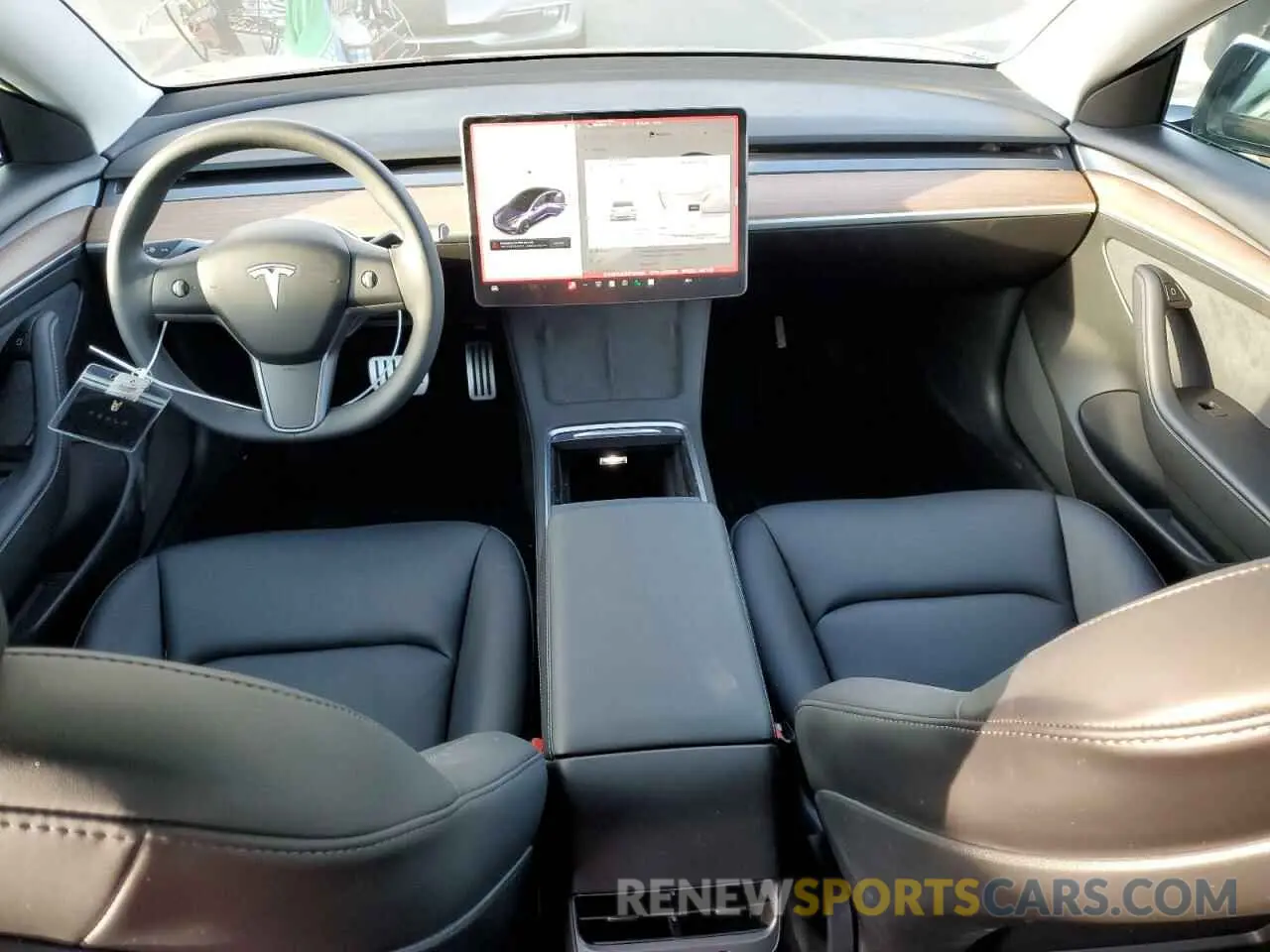 8 fotografías del automóvil dañado 5YJ3E1EB2NF121989 TESLA MODEL 3 2022