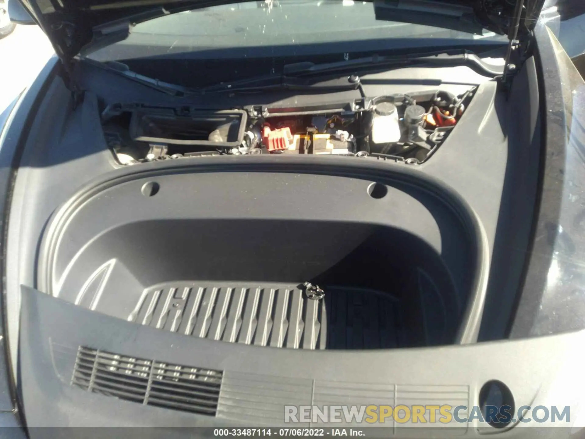 10 fotografías del automóvil dañado 5YJ3E1EB2NF137643 TESLA MODEL 3 2022